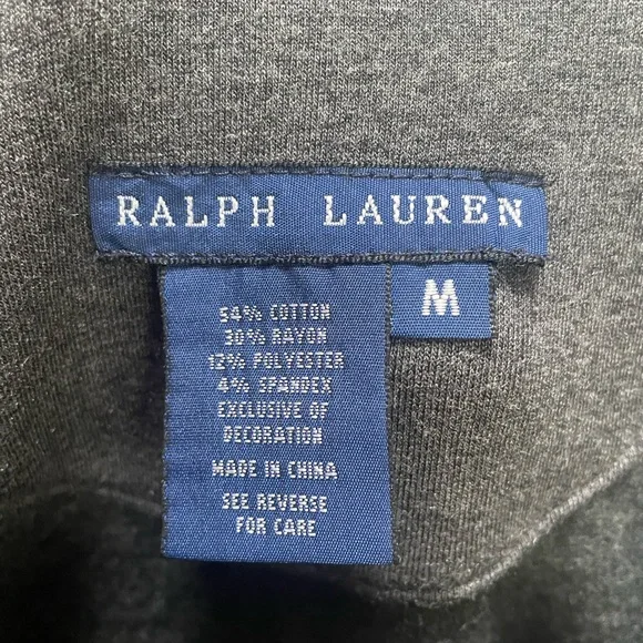 Ralph Lauren Charcoal Blazer with Gold Crest - Picture 8 of 9